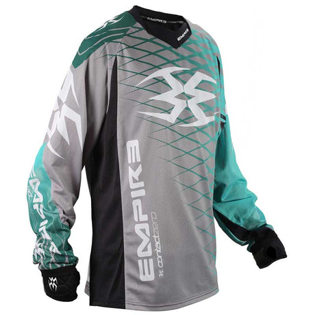 Empire 2015 Contact Zero F5 Paintball Jersey Grey/Teal