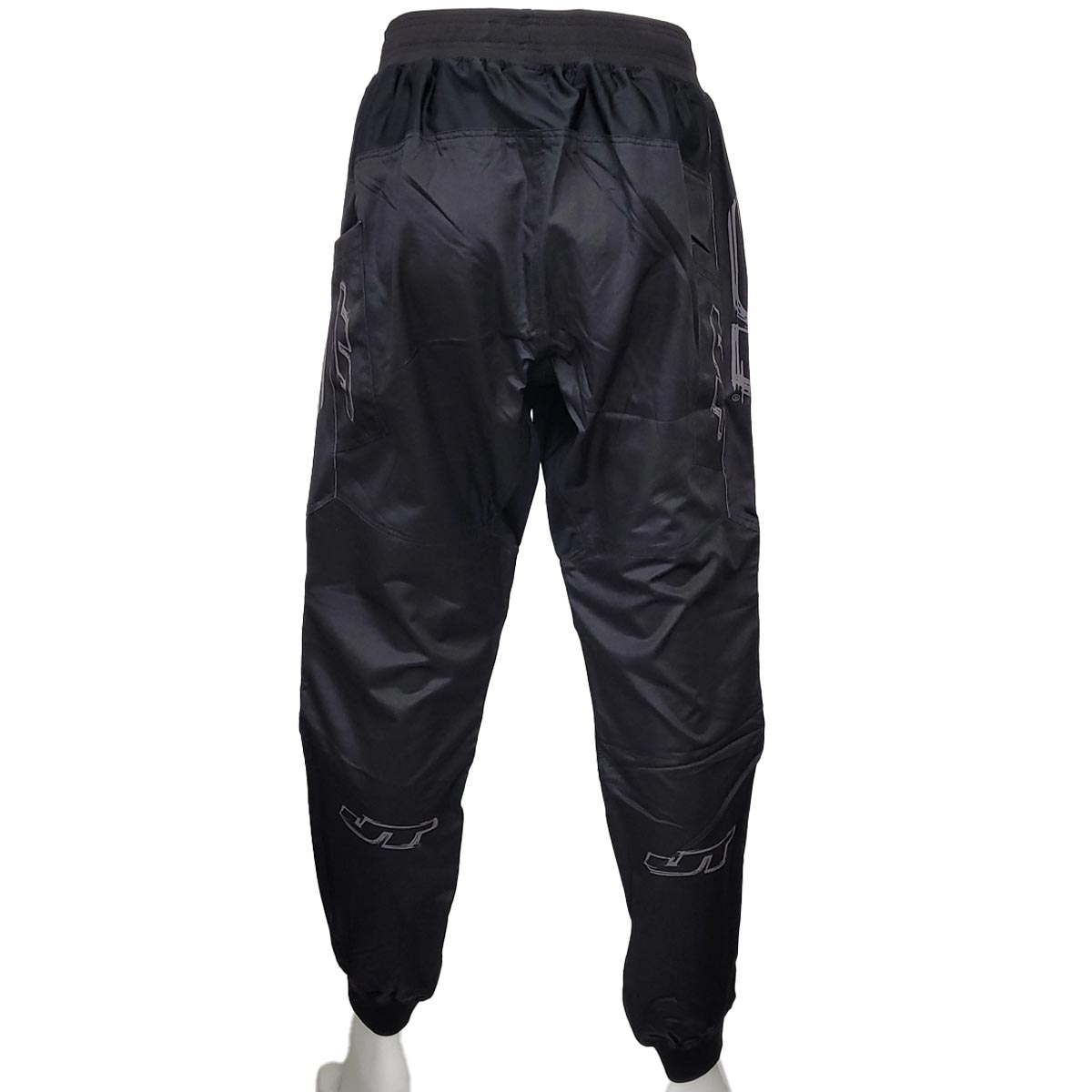 JT Paintball CMDR Pro Jogger Pants Black back view