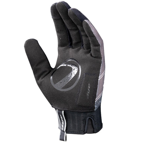 Palm of Dye FLX Glove Black Grey on a white background