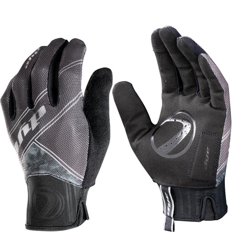 Pair of Dye FLX Glove Black Grey on a white background