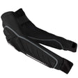 Black HK Army HSTL Elbow Pads protective arm sleeve with gray accents on a white background