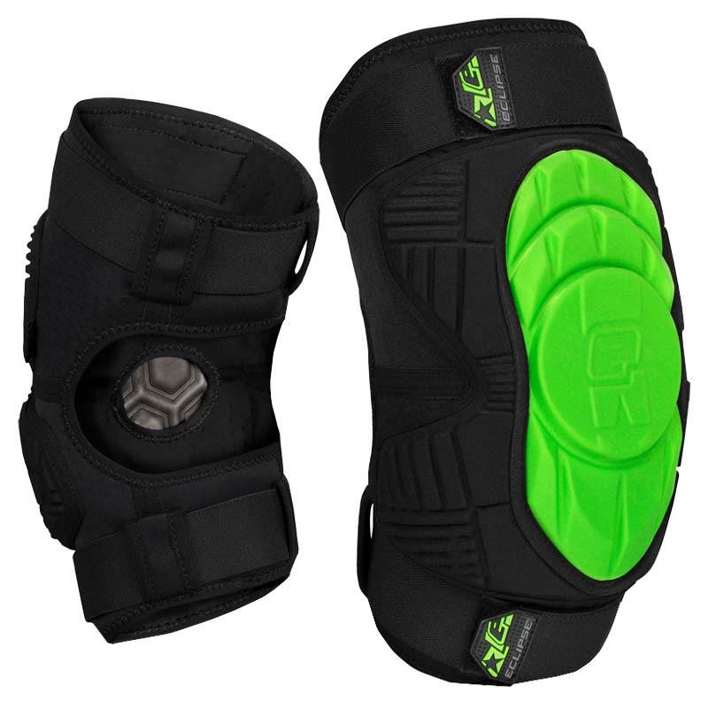 Planet Eclipse HD Core Knee Pads Black/Green