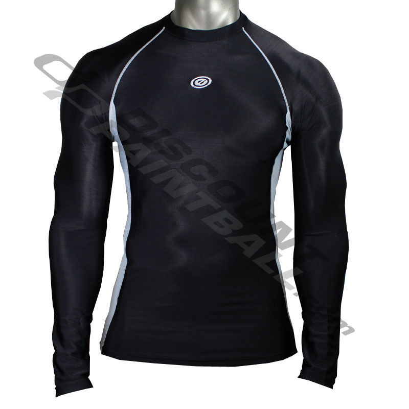 Evil Reactive Compression Shirt Long Sleeve XXL Black