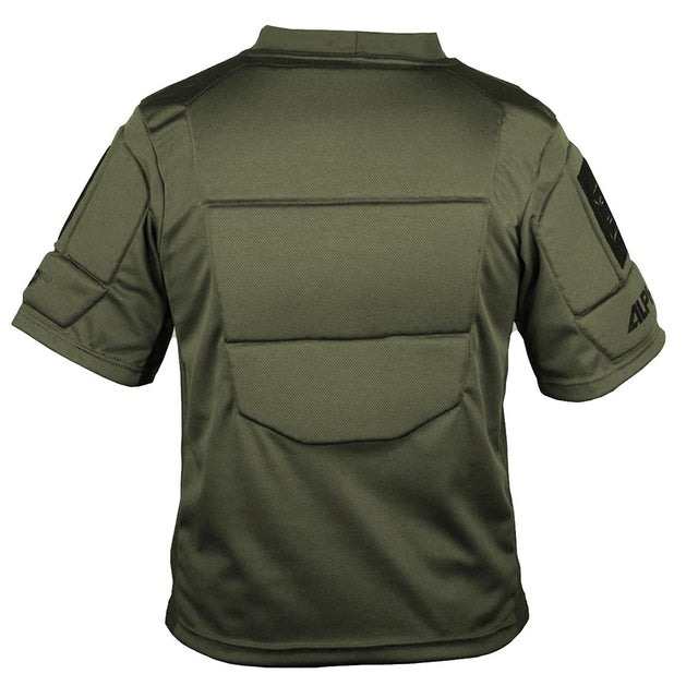 Exalt Alpha Chest Protector Olive back