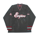 Empire Throwback Hockey Jersey Black/Red - XL