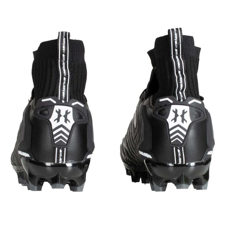 HK Army Diggerz Cleats LT X1 Low Top Black Grey Back Side