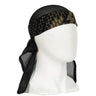 Front of Black, gold and tan HK Army Headwrap HSTL Camo on a mannequin head