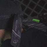 Eclipse DM Headband Beast in black grey tied on a wearer