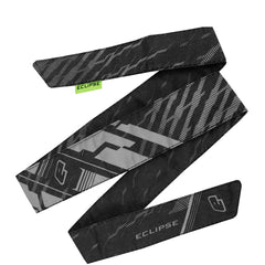 Eclipse DM Headband Beast in black grey laid out on a white background