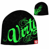 Virtue Script Beanie Black/Lime