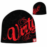 Virtue Script Beanie Black/Red