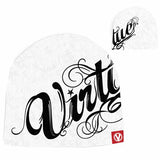 Virtue Script Beanie White/Black
