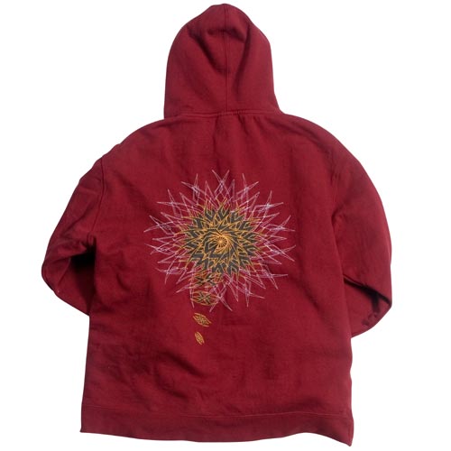 Empire SE Hoodie Sweatshirt Bladestar Maroon XXXL