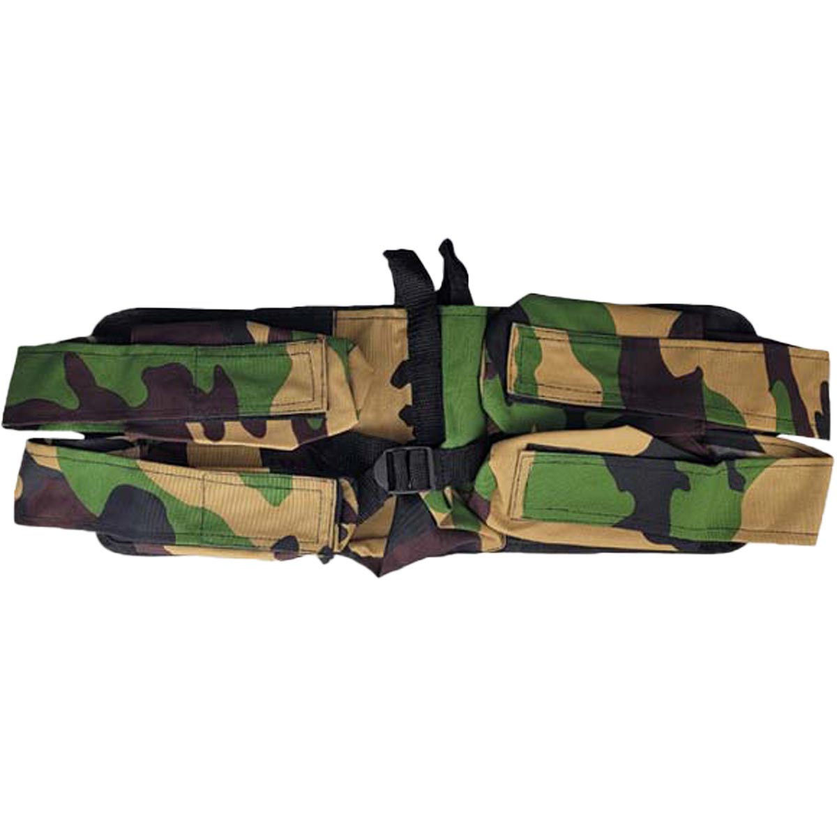 4+1 camo paintball waist harness with belt for pods and air tank