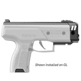 Byrna Boost 12 Gram Adapter for CL less lethal upgrade shown installed on a white background