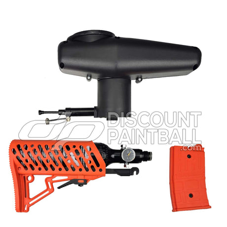 Byrna Mission 4 Flex Fuel Conversion Kit Law Enforcement including 200 round hopper and air tank with stock