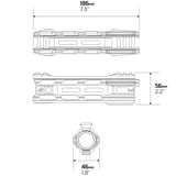Planet Eclipse EMF200 EMC 7.5" Handguard Black