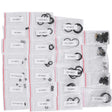 Zip top bags with parts for Planet Eclipse GEO R5 paintball marker from Planet Eclipse