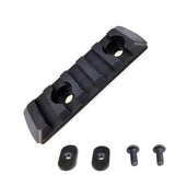 M-Lok Picatinny 20mm Rail Section Polymer Black 5 Slot