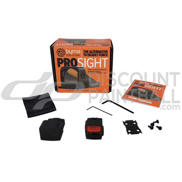 Byrna CL Red Dot Pro Sight package contents