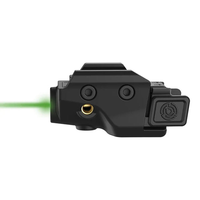 Byrna Green Laser Sight side view on a white background