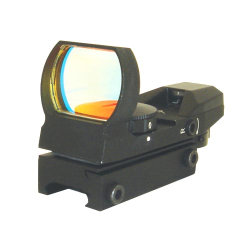 NcSTAR Tactical Paintball Red/Green Dot Sight 4 Recticle Weaver Mount Black D4RGB