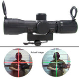 NcStar Illuminated Red/Green Scope 4x30E AR Mount SEECRAQ430R