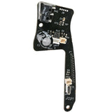 Battery side of Genuine Shocker Paintball factory replacement part. SP Shocker RSX XLS Main Circuit Board SHK117 on a white background.