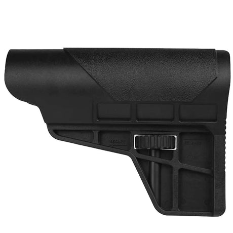 Left side First Strike Vise Stock Black on a white background