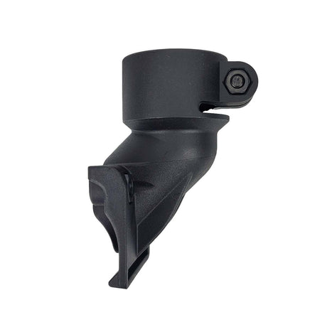 Black T4E TC68 Hopper Adapter replacement part on a white background.