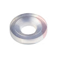 Small hollow light color disk Empire Axe 2.0 Mini GS Regulator Seal Piston Washer on a white background.