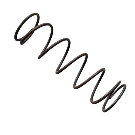 Coiled spring on a white background