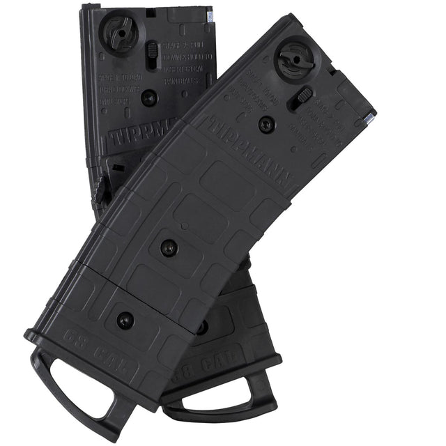 Tippmann TMC .68 Caliber Magazine 20 Round w/ Coupler 2 Pack Black