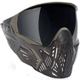 Dark brown with tan accents Bunkerkings CMD Goggle Black Desert on a white background