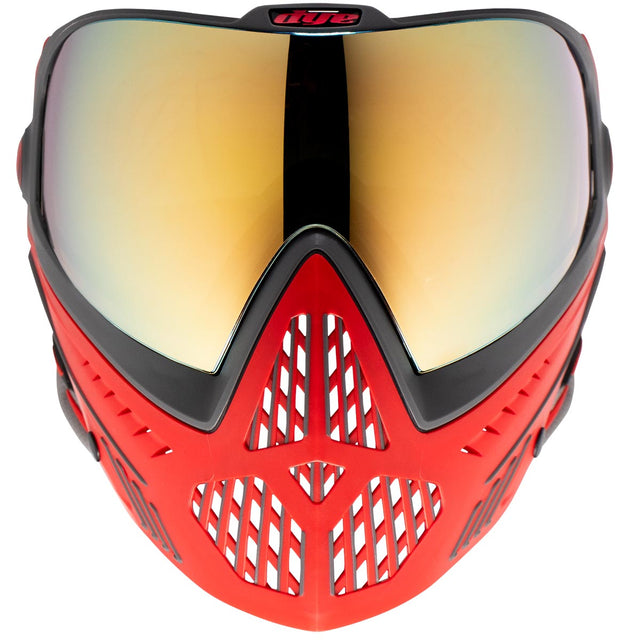 Dye I5 Paintball Mask Shadow Fire front on a white background