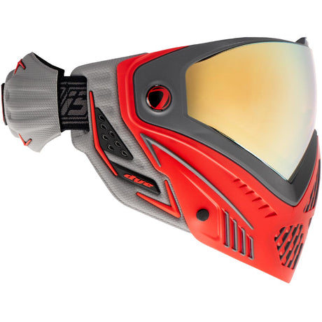 Red Grey Dye I5 Paintball Goggle Shadow Fire