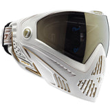 White and gold paintball google with tinted lens Dye I5 Thermal Paintball Goggles White Gold