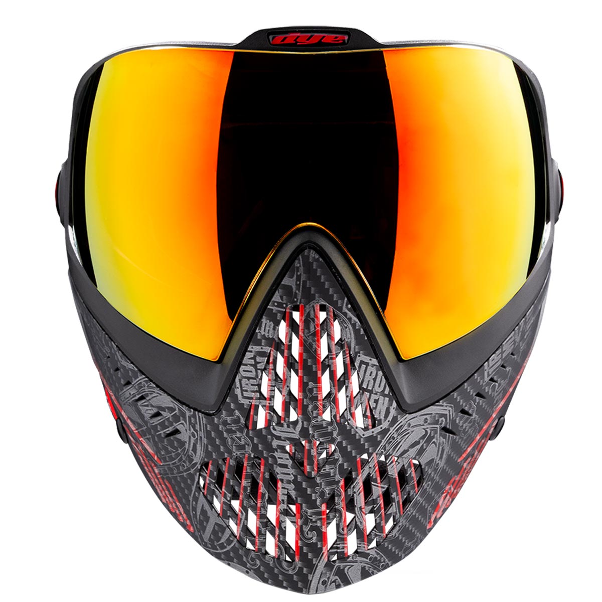 Dye I5 Paintball Mask IM Shields Black Red – DiscountPaintball.com