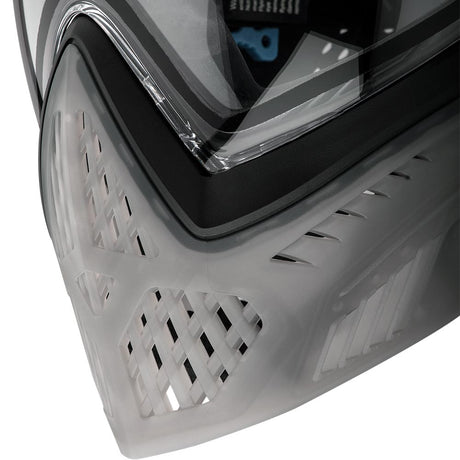 Dye I5 Paintball Goggles Smoked translucent skirt close up