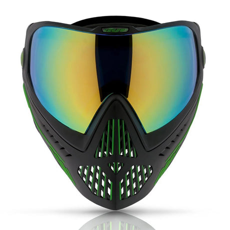 Dye I5 Paintball Mask Emerald 2.0 front with mirror lens