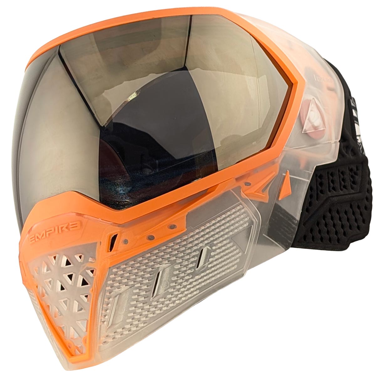 Empire EVS Goggle Clear Orange Black Chrome Lens for paintball
