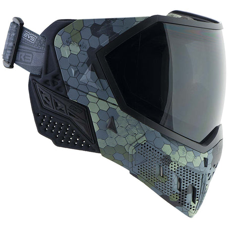 Empire EVS Paintball Mask Hex Camo Black with Extra Lens