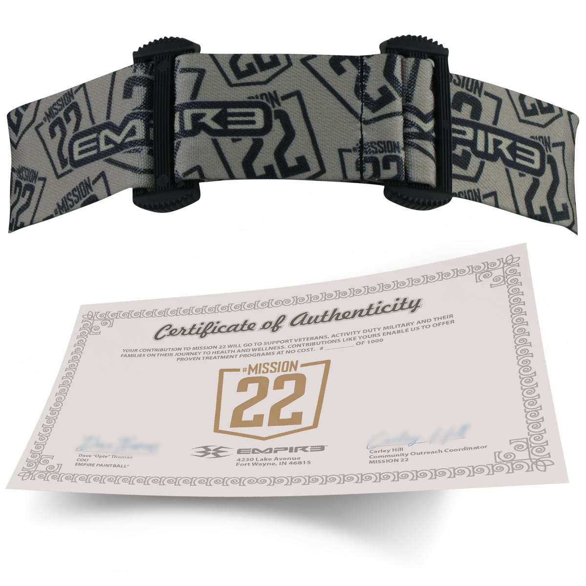 Empire EVS Paintball Mask Mission 22 With Extra Lens