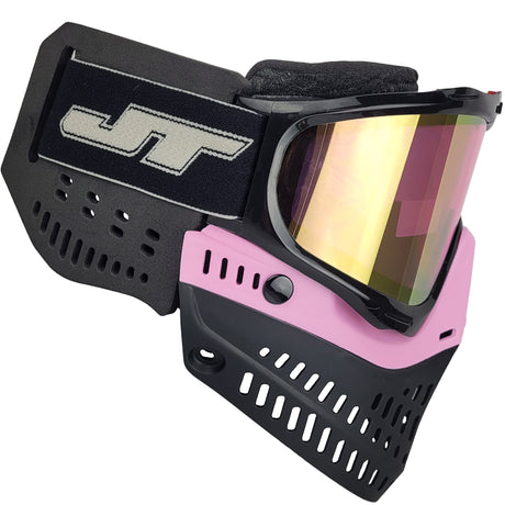 JT Proflex Throwback Custom Goggle Build Opal Black pink lens