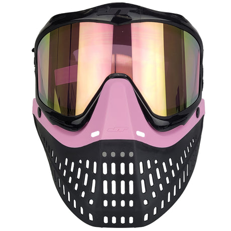 JT Proflex Throwback Custom Goggle Build Opal Black pink lens
