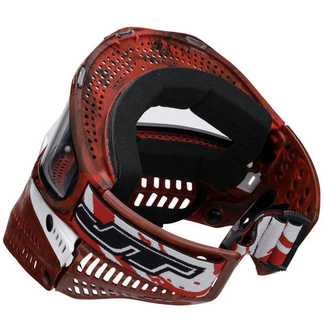 JT ProFlex Goggle LE Marble Red White Away from the back