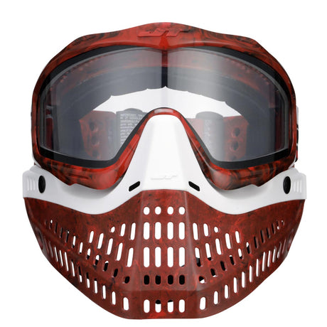 JT ProFlex Goggle LE Marble Red White Away front view