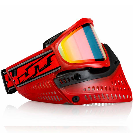 JT Tequila ProFlex Goggle Ice Red to Orange Fade w Lava Lens