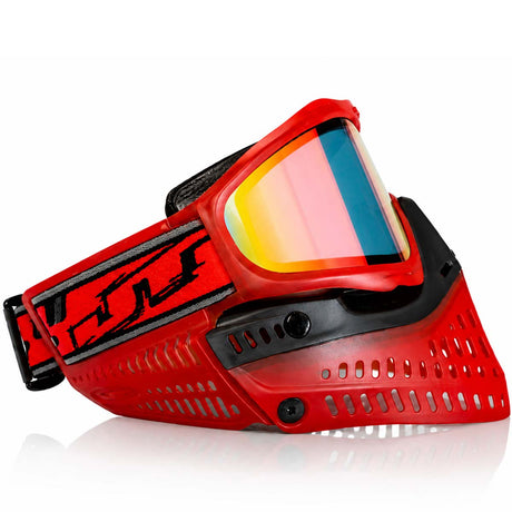 JT Tequila ProFlex Goggle Ice Red to Orange Fade w Lava Lens no visor