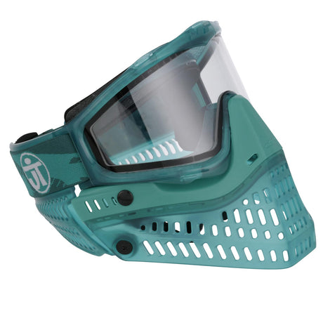 JT ProFlex Birthstone Ice May Emerald Goggle angle on a white background